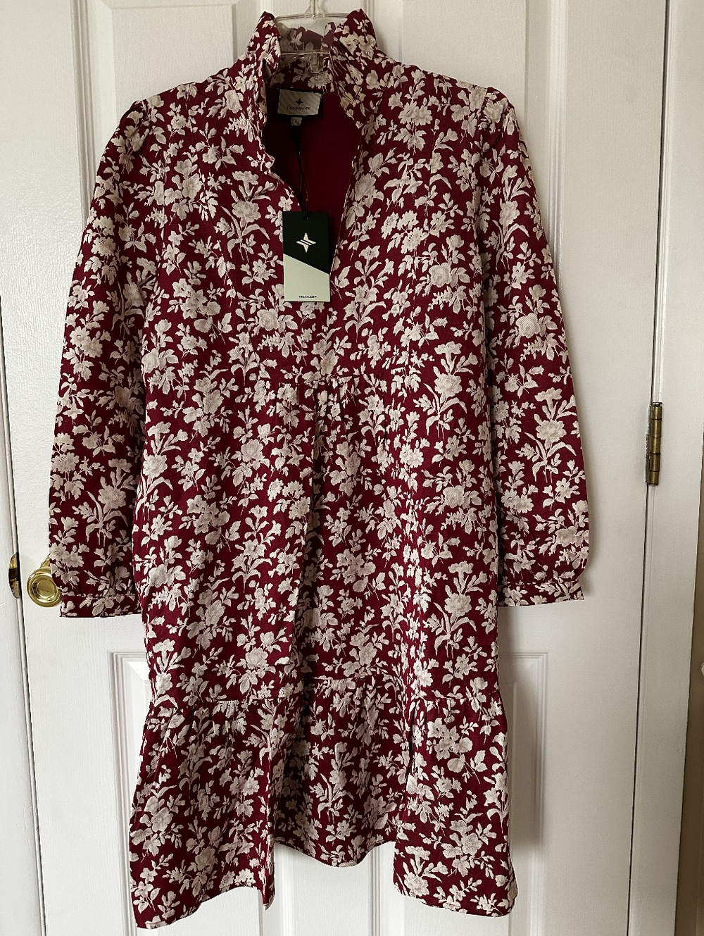 TuckernuckPomegranate Bloom Palmerston Dress Size Small